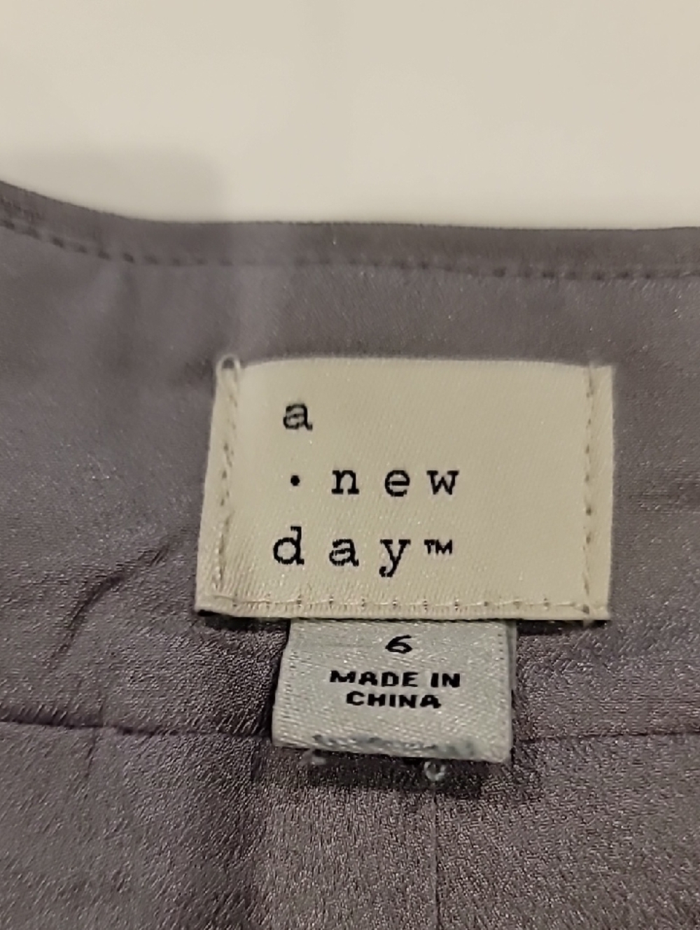a new day Silver Sequin Wide-Leg Pants Evening Silver Gray 6 - Picture 7 of 12